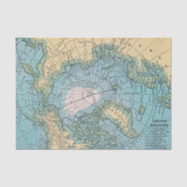 Papel De Seda Tecido ártico