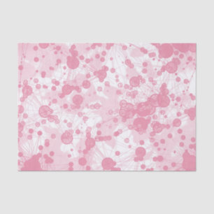 Papel De Seda Tecido Blob Faux Marble - Rosa Bonito
