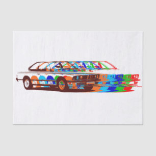 Papel De Seda Tecido BMW