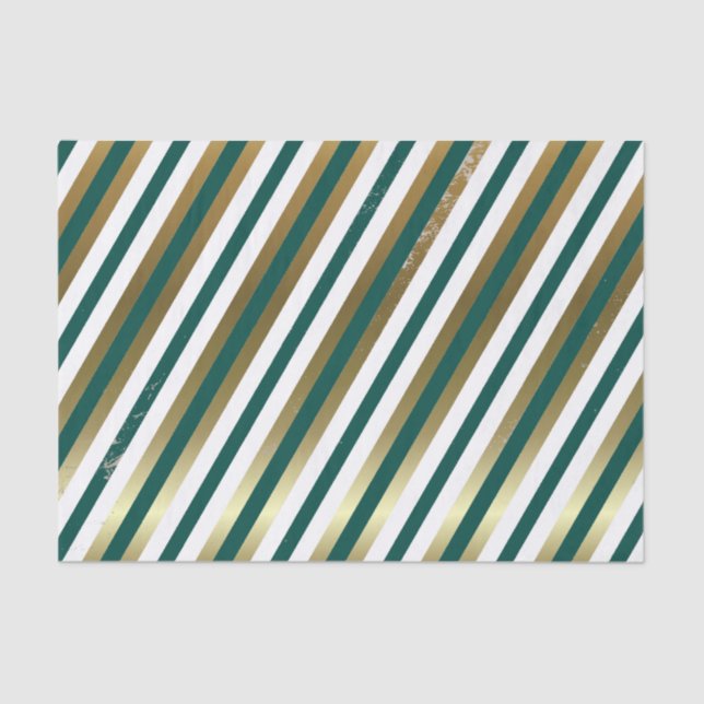 Papel De Seda Tecido branco, Dourado, com risca de diagnóstico (Frente )