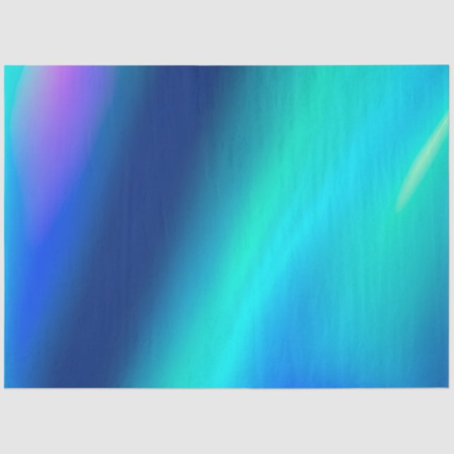 Papel De Seda Tecido Colorido Metálico de Folha (Frente )