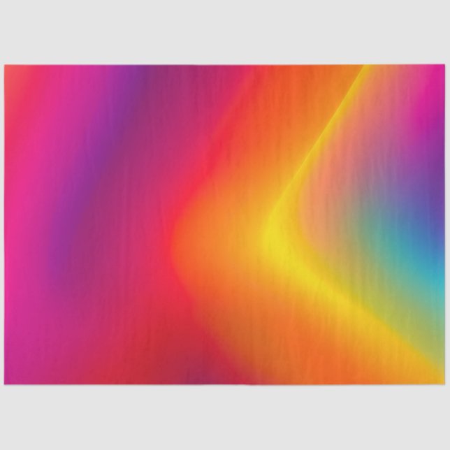 Papel De Seda Tecido Colorido Metálico de Folha (Frente )