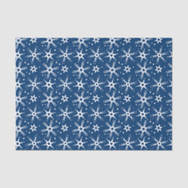 Papel De Seda Tecido com floco de neve moderno com todos os padr