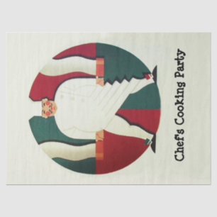 Papel De Seda Tecido Culinário P DO PARTIDO COZINHAR DO RESTAURA