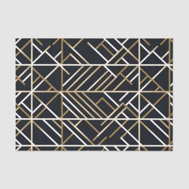 Papel De Seda Tecido de Abstrato artístico - Fernsby (Frente )