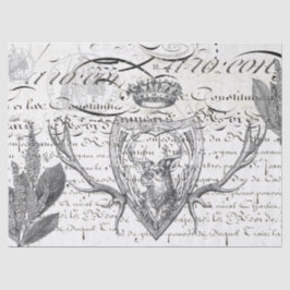 Papel De Seda Tecido de Decoupage das coisas efêmeras do veado