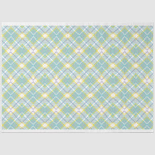 Papel De Seda Tecido de desacoplamento da Xadrez de Pastel