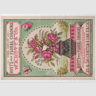 Papel De Seda Tecido de desacoplamento do Perfume Ephemera