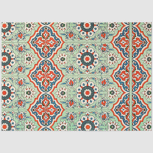 Papel De Seda Tecido de dissociação de azulejos portugueses