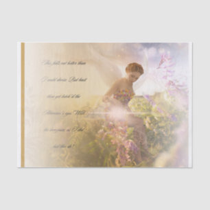 Papel De Seda Tecido de dissociação de fadas