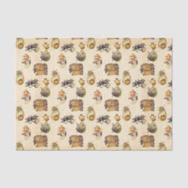 Papel De Seda Tecido de festas de Feriado de Páscoa de Vintage