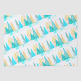 Papel De Seda Tecido de pinheiro excêntrico