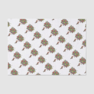 Papel De Seda Tecido de professor de Buquê Flor de Mãos Pequenas