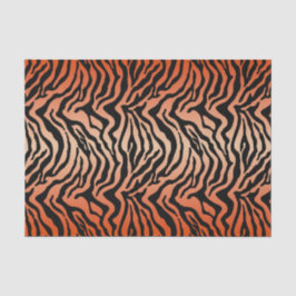 Papel De Seda Tecido de stripe de Tigre