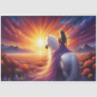 Papel De Seda Tecido de Sunset