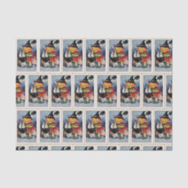 Papel De Seda Tecido do partido da abóbora da bruxa do Dia das