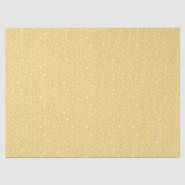 Papel De Seda Tecido Dourado de neve de NatalPapel Tecido