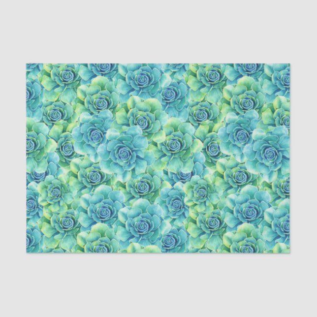 Papel De Seda Tecido floral bem sucedido (Frente )