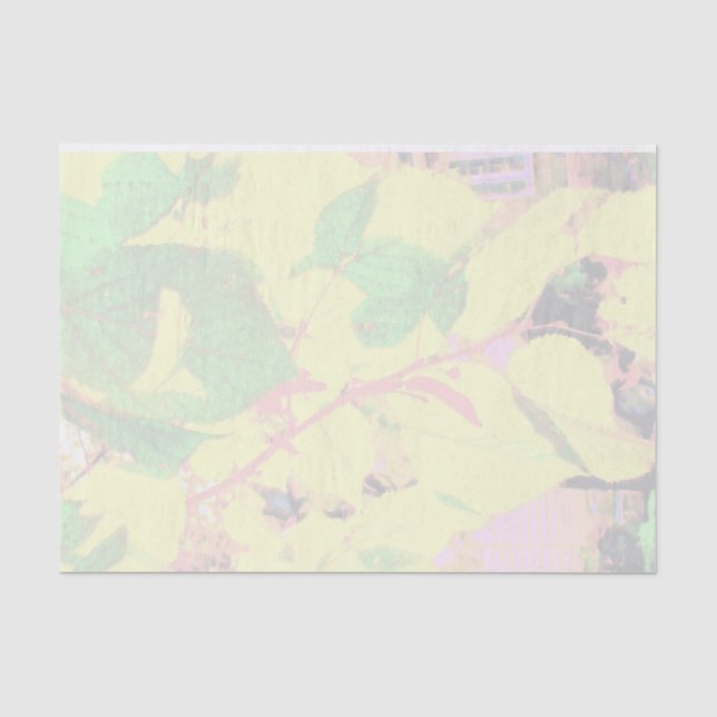 Papel De Seda Tecido 'Gloss Autumn Leaves' (Frente )
