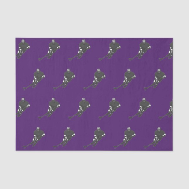 Papel De Seda Tecido Hockey Gift (Frente )