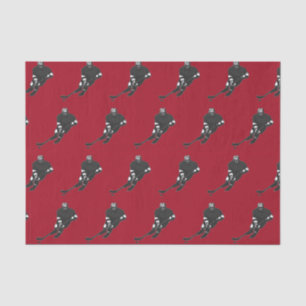 Papel De Seda Tecido Hockey Gift