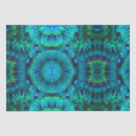 Papel De Seda Tecido Kaleidoscope Tie Dye