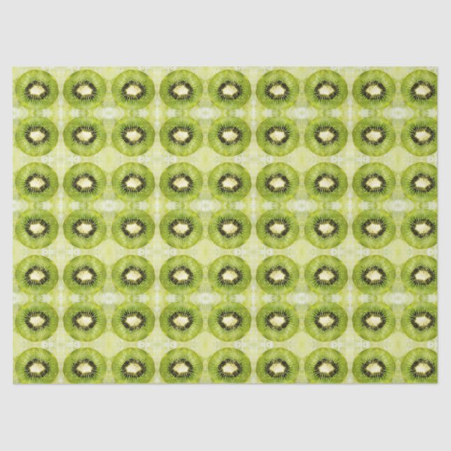 Papel De Seda Tecido verde Kiwi (Frente )