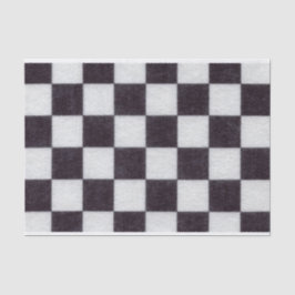 Papel De Seda Tecido xadrez