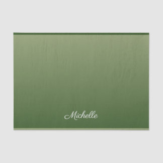 Papel De Seda Tecla verde personalizada