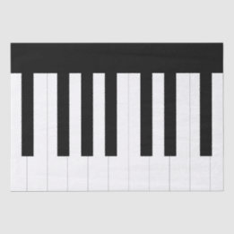 Papel De Seda Teclado Piano Musical Lover Instrumento Musical