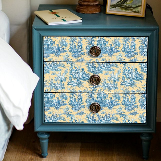 Papel De Seda Tela floral amarela-viva de jouy (Criador carregado)