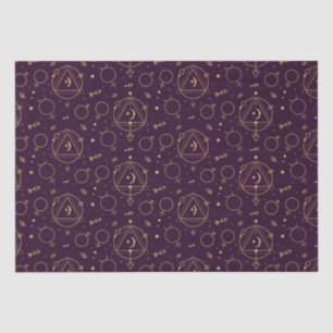 Papel De Seda Tema Celestial Dourado Star Solareclipe