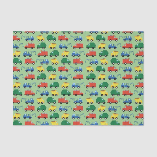 Papel De Seda Tema de Festa de primeiro aniversario de Carros de (Frente )