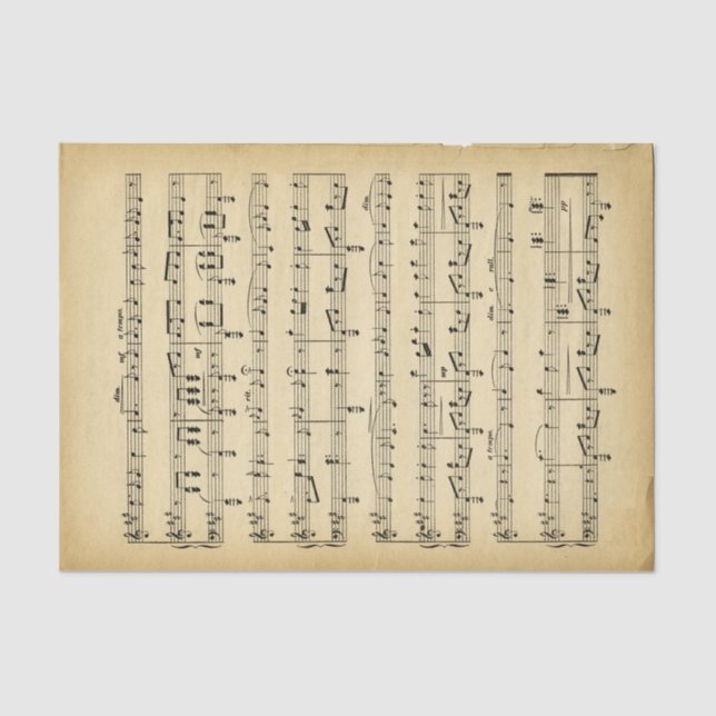 Papel De Seda Tema de Música (Frente )