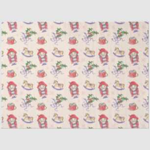 Papel De Seda Tema de natal de quebra-nozes