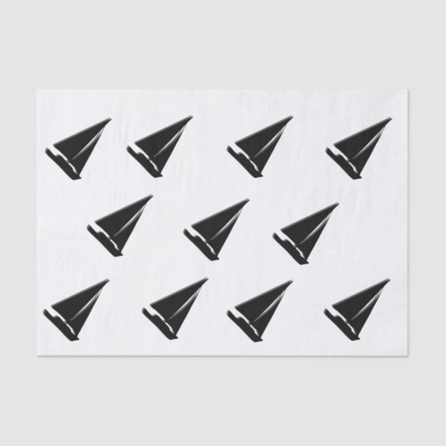 Papel De Seda Tema do Esporte do veleiro (Frente )