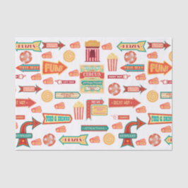 Papel De Seda Tema do Grande Circo