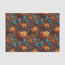 Papel De Seda Temas Vibrantes do Halloween
