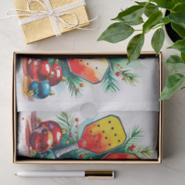 Papel De Seda Temo de Natal da Pickleball