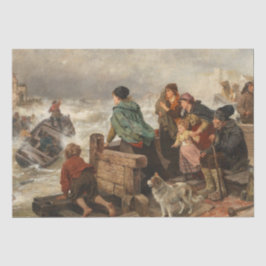 Papel De Seda Tempestade na costa (por Rudolf Jordan)