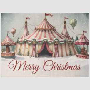 Papel De Seda Tenda de Circo Vintage Rústica