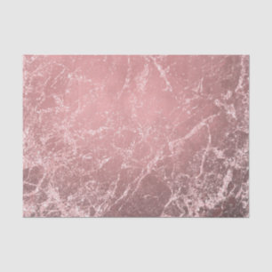 Papel De Seda Tendência Moderna Cor-de-Rosa Dourada Glam Marble 