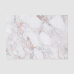 Papel De Seda Tendy Rosa-gold e White Faux Marble