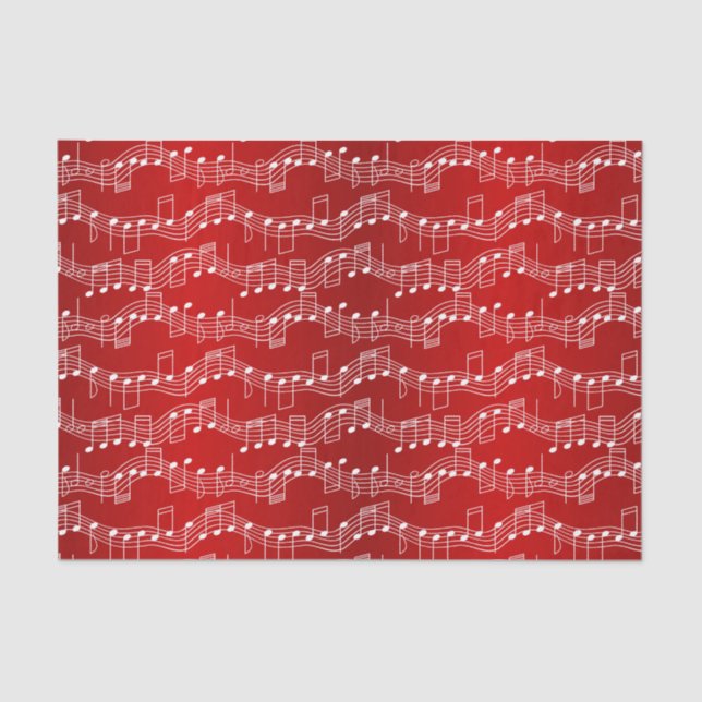 Papel De Seda Tenha um Natal musical (Frente )