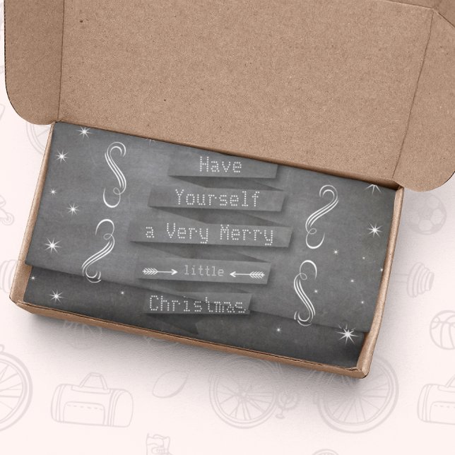 Papel De Seda Tenha uma Feliz de Estrelas de Natal (Criador carregado)