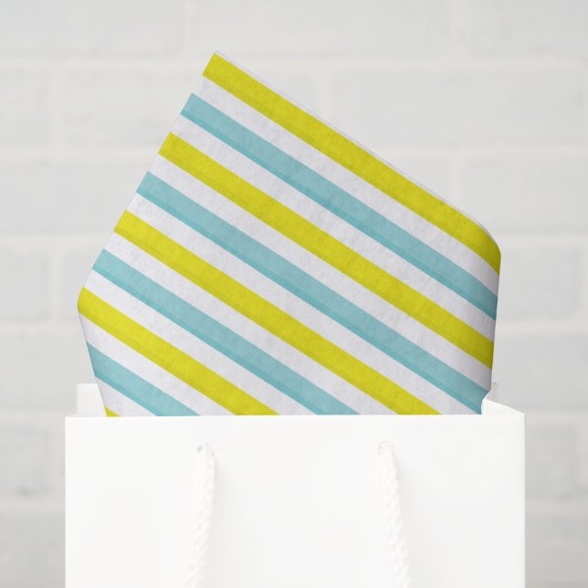 Papel De Seda Tênis Azul branco-esbranquiçado Diversão colorida (Sacola de presentes)
