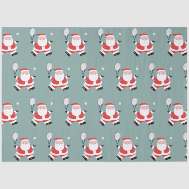 Papel De Seda Tennis Christmas Holiday Gift (Frente )