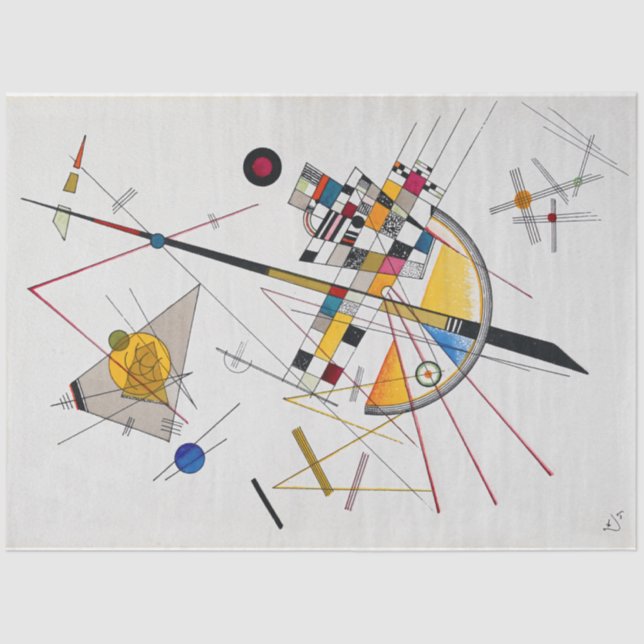 Papel De Seda Tensão Delicada n.o 85, Wassily Kandinsky (Frente )