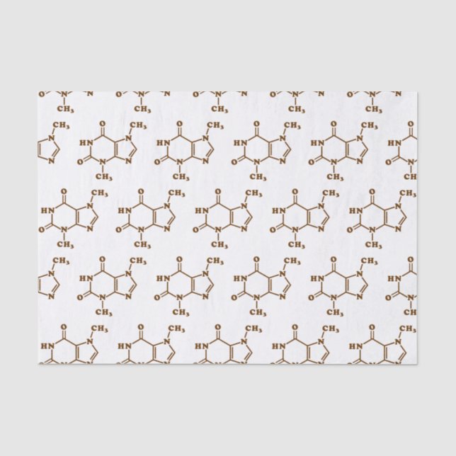Papel De Seda Teobromina - Teobromina - Fórmula Química Molecula (Frente )
