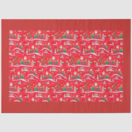 Papel De Seda Terra papai noel